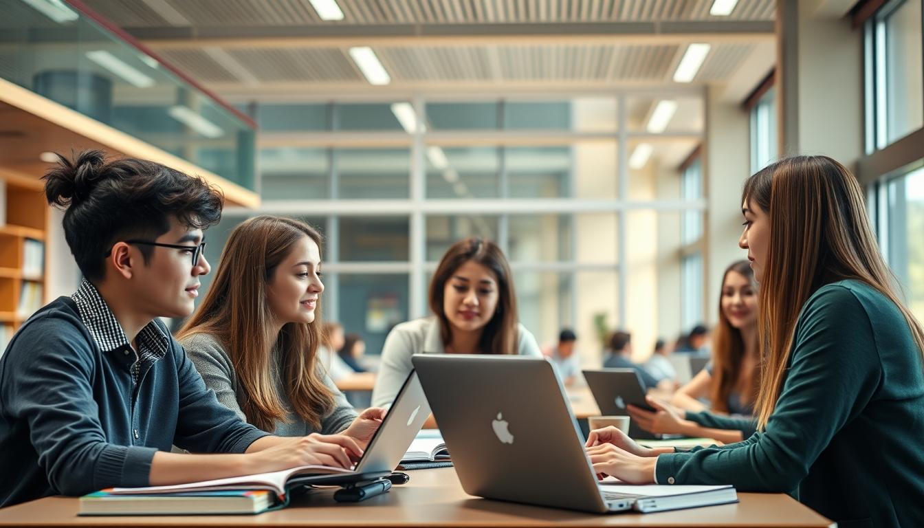 Structured study materials and learning resources on a desk